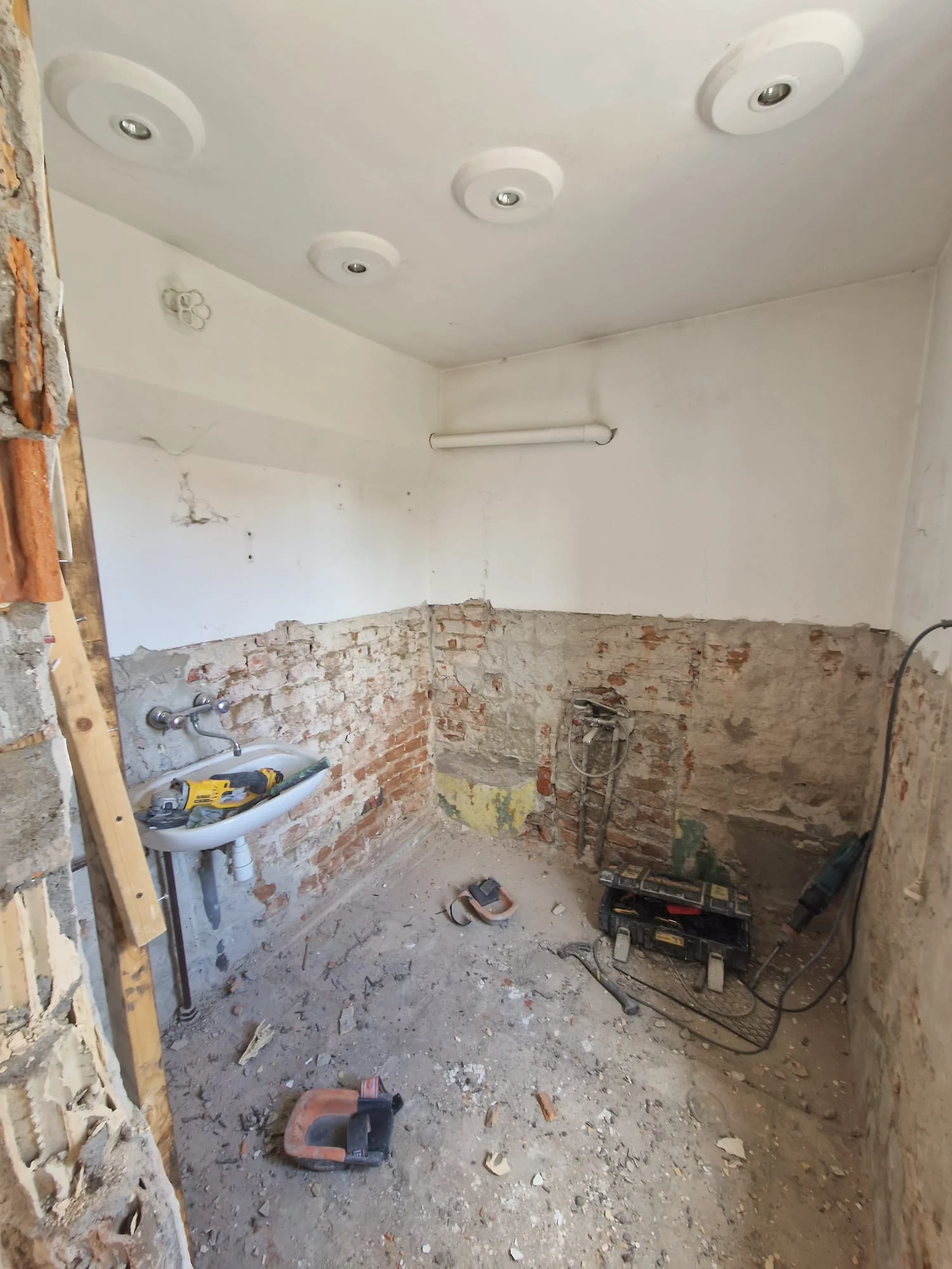 Badkamer voor renovatie